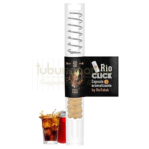 Set capsule aromatizante pentru tigari cu aplicator inclus aroma de cola RIO Easy Click